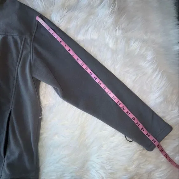 Red Head Men's XL Gray Fleece Full Zip Jacket Adjustable Waist Athleisure - Picture 12 of 13